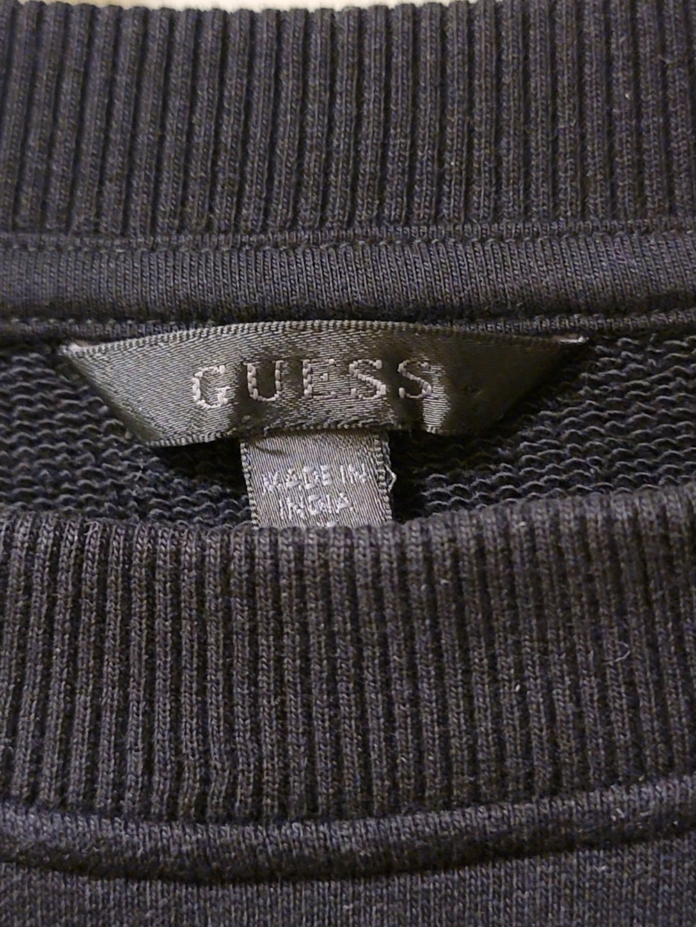 GUESS ❓️ Black Rhinestone 💎 Sweatshirt 🔥 - Picture 2 of 4